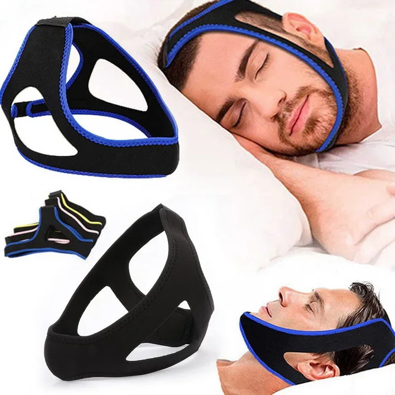 Triangular Chin Strap Anti Snoring Belt Mouth Guard Gifts for Women Men Better Breath Health Snore Stop Bandage Sleep Aid
