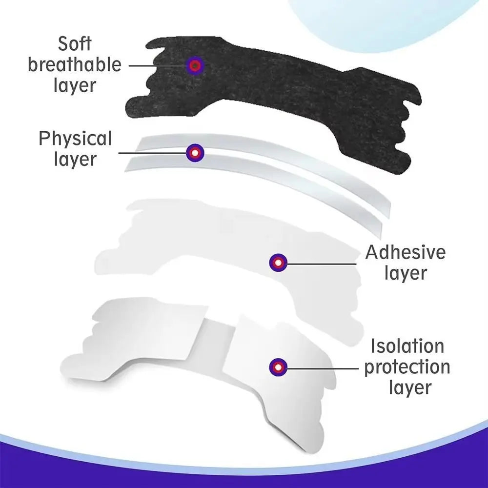 30Pcs New Hypoallergenic Nose Strips Non-Invasive Breathable Breath Nasal Strips Nasal Congestion Relief Strips Better Breathing