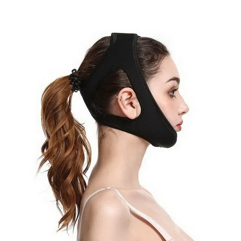 Triangular Chin Strap Anti Snoring Belt Mouth Guard Gifts for Women Men Better Breath Health Snore Stop Bandage Sleep Aid