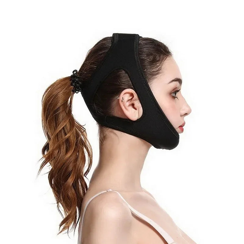 Triangular Chin Strap Anti Snoring Belt Mouth Guard Gifts for Women Men Better Breath Health Snore Stop Bandage Sleep Aid